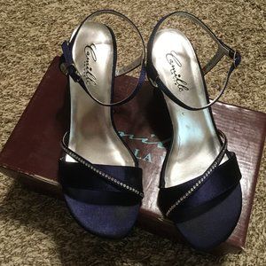 Lady's Ankle Strap Heeled  Sandal